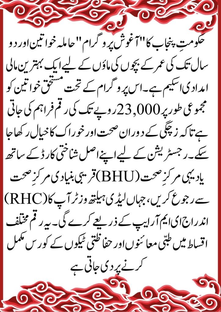 Aaghosh Program 2026