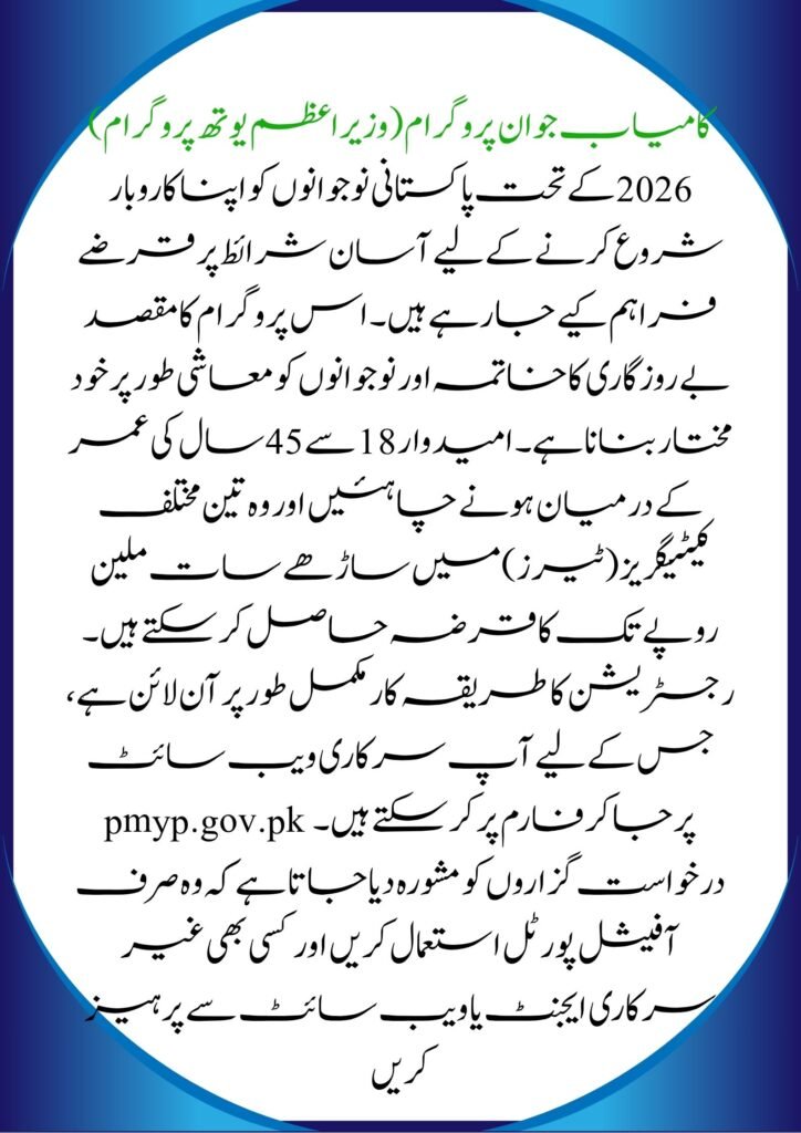 Kamyab Jawan Program