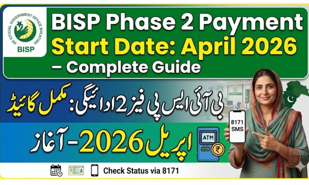 BISP Phase 2 Payment Start Date April
