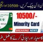 Minority Card Check Online – 10500 Payment Status
